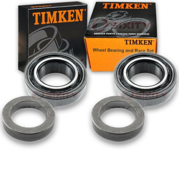 Timken Rear Wheel Bearing & Race Set for 1968-1970 Jeep J-2700 Pair Left gf