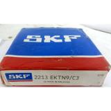 1 NEW SKF 2213 EKTN9/C3 SELF-ALIGNING BALL BEARING *SEALED* NIB ***MAKE OFFER***